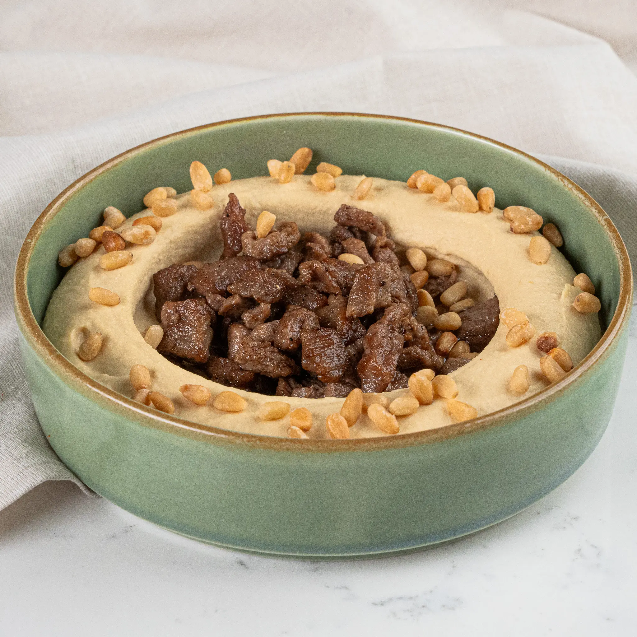 Hommos carne snobar